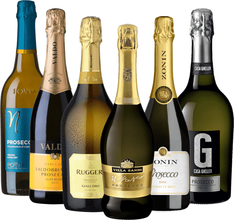 Pakiet 6 degustacji - Prosecco: musujący napój z Włoch