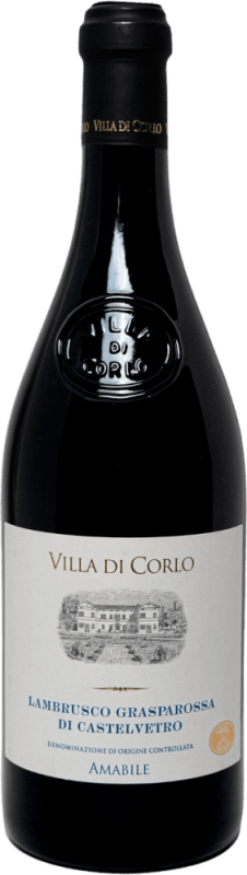 Lambrusco Grasparossa di Castelvetro Amabile Frizzante DOC - Villa di Corlo