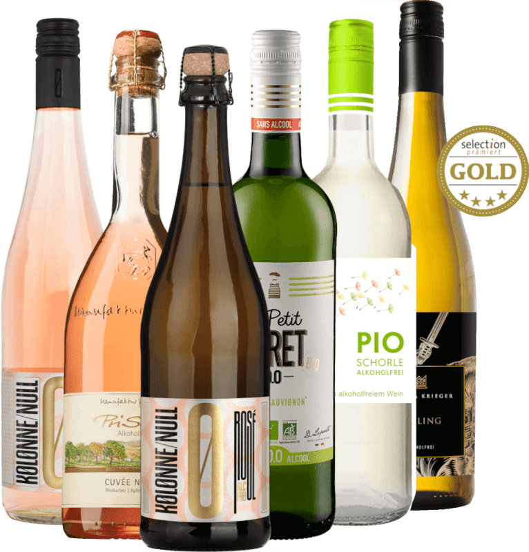 pakiet degustacyjny 6 win bezalkoholowych - 100% przyjemności bez wyrzutów sumienia