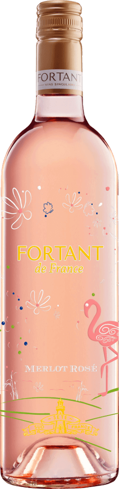 Vorschau: 6er Vorteils-Weinpaket - Merlot Rosé serigrafiert - Fortant de France