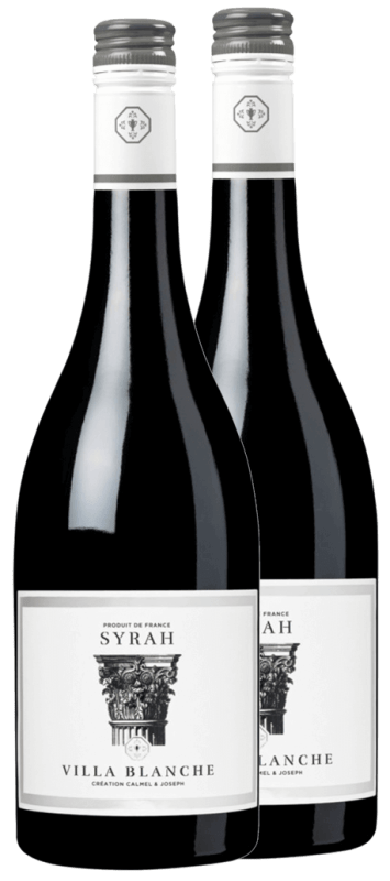 2x Vorteils-Weinpaket Villa Blanche Syrah IGP - Calmel & Joseph
